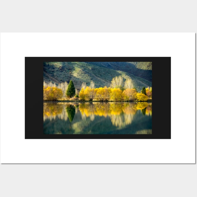 Autumn Reflections, South Island New Zealand Wall Art by AndrewGoodall